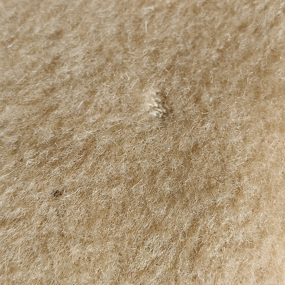 Harve Bernard Tan Cashmere Wool Button Front Coat Union Made Womens 6 Timeless - Picture 13 of 16